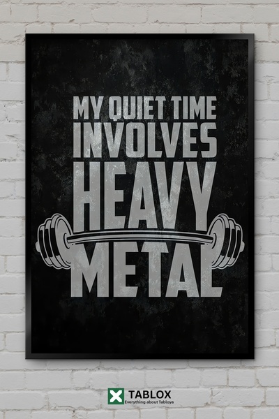 tablomaxtbx Muzică Heavy Metal Poster cu tren, cu aspect de cadru artistic, t...