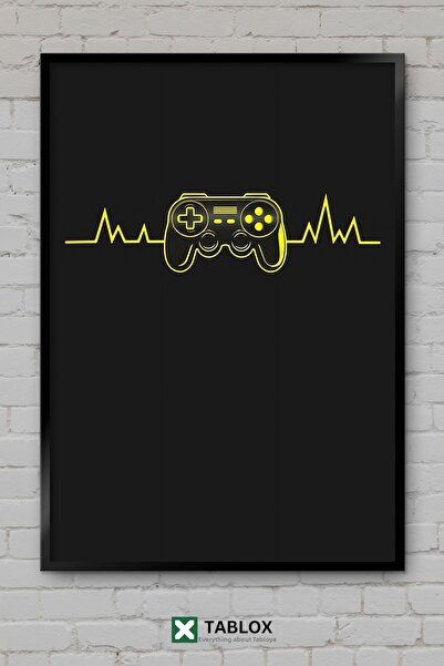 tablomaxtbx Gaming Game Heartbeat Heartbeat Gamepad Controler Decorativ cu ra...
