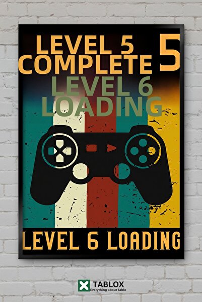 tablomaxtbx La mulți ani, Gamer! Poster de gaming pentru ziua de naștere a ju...