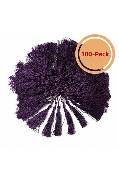 Renk İthalat Ciucuri din frânghie violet Pachet de 100 de bucăți Accesorii pe...