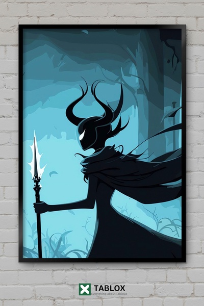 tablomaxtbx Hollow Knight Knight of the Dark Fantastic Game Frame View Decora...