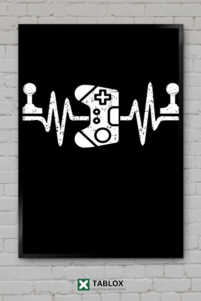 tablomaxtbx Gaming Game Heartbeat Heartbeat Poster pentru jucători cu aspect ...