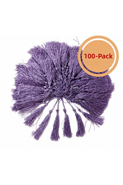 Renk İthalat Ciucuri din frânghie violet Pachet de 100 de bucăți Accesorii pe...