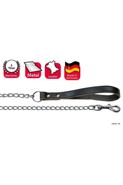 Karlie Svl-Shop Leather Handle Extension (220836) 100Cm/2Mm Black