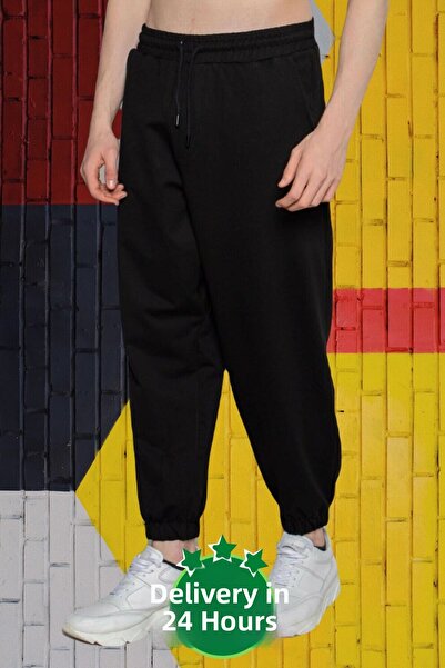 luci sports Shalwar Type Black Gray Wide Fit Oversize Black Tracksuit with El...