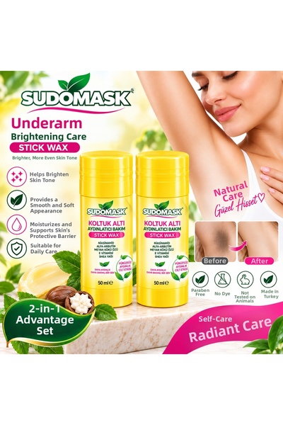 SUDOMASK Underarm Lightening Tone Equalizing Wax 2 Pieces