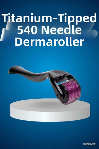 ZERO LAND SVL-SHOP ديرما رولر بطرف من التيتانيوم 540 إبرة 1 مم مناسبة لآثار ح...