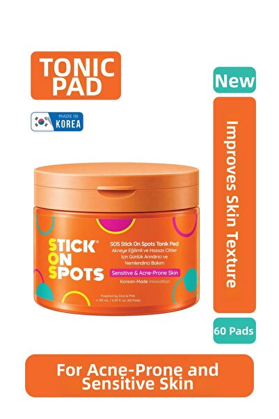 Stick On Spots Sos Tonic Pad – Daily Purifying and Moisturizing Care for Acne...