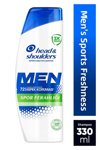 Head & Shoulders Men Sport Freshness Refreshing Menthol Anti-Dandruff Shampoo...