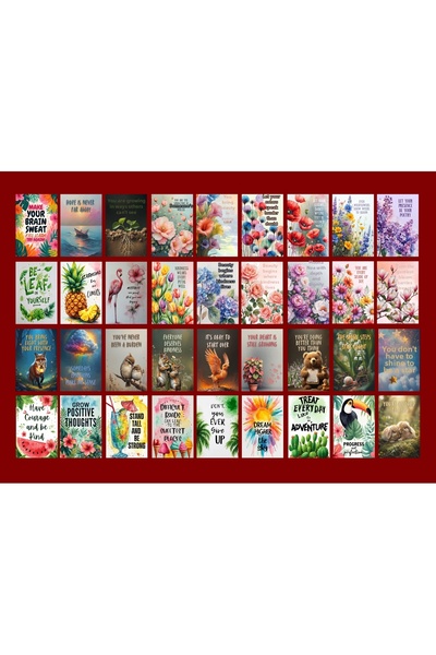 TELLGRAF Winter Themed Postcard Set (10X15 cm 30 Pieces)