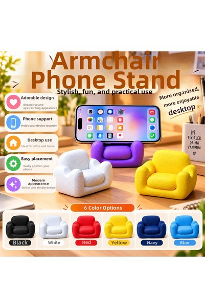 MYE TEKNOLOJİ Sofa-Designed Phone Stand – Desktop Phone Holder