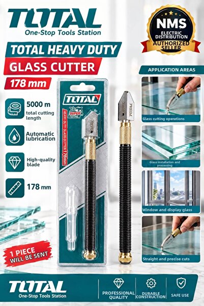TOTAL 178mm Oil Glass Cutting Diamond Nms Hirdavat