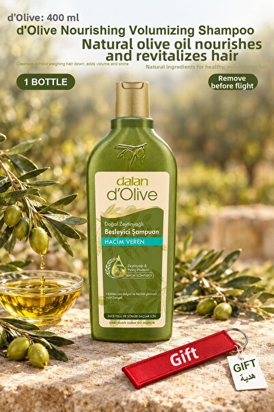 Dalan D'Olive Nourishing Volumizing Shampoo 400 ml X 1 Bottle