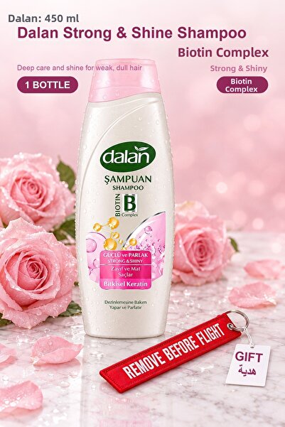 Dalan Strong & Shine Shampoo 450 ml X 1 Bottle