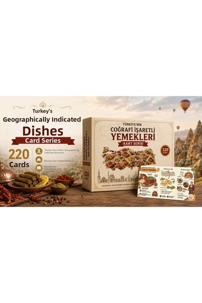 TELLGRAF Geographical Marked Foods Themed Card Set (10X15 cm 226 Pieces)