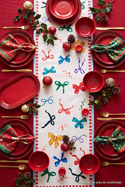 TRENDYOLMİLLA HOME Weihnachtsthemen-Läufer 45x150cm TPHAW27RUN00007