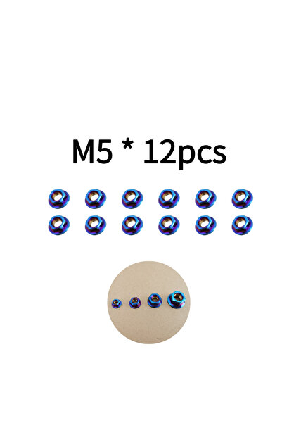 Choice1 12 قطعة من صواميل سداسية من الفولاذ المقاوم للصدأ M5 | M5/M6/M8/M10، ...