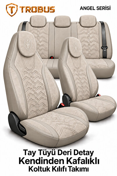 TROBUS Toyota Yaris 2005 ve Sonrası Uyumlu Angel Serisi Tay Tüyü Koltuk Kılıf...