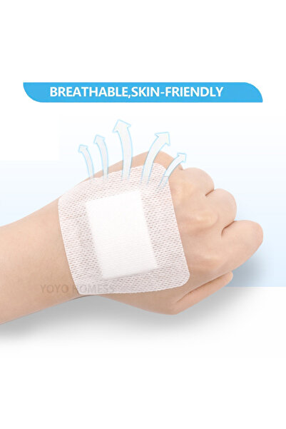 Choice 50pcs 50pcs Self-Adhesive Wound Dressing Stickers - Breathable, Anti-S...