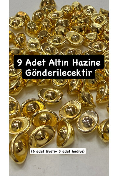 gemsartdeco ALTIN HAZİNE PARA ENERJİSİ 9 ADET ( 6 adet fiyatıdır + 3 adet hed...