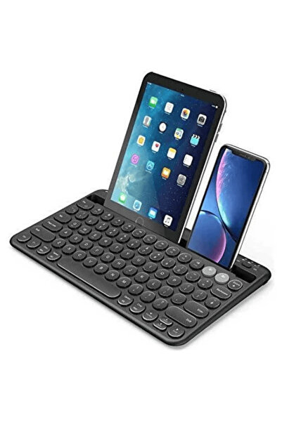 ACETECH Şarjlı Bluetooth Klavye - iPad Tablet Telefon Bilgisayar Uyumlu Yuvar...