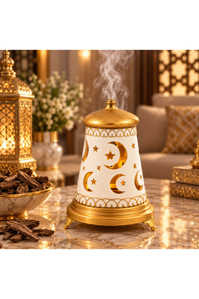 Dania مبخرة القمر والنجوم – فخامة تعبق برائحة العود ✨