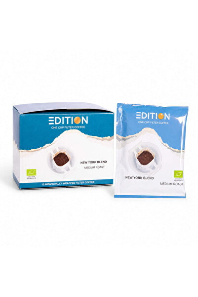 EDITION New York Blend Organic Filter Drip Coffee, Medium Roast - Pack of 10 ...