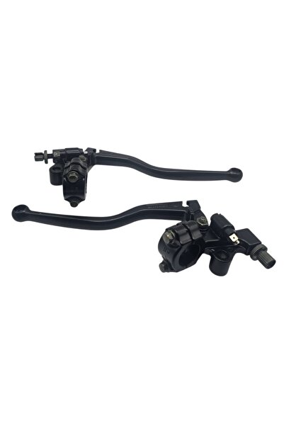 OEM Set 2 Manete Frana Moto, ATV, Scuter, Quad, cu Suport Oglinzi Filet 10mm ...