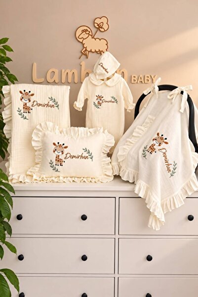 lambkin غطاء لحاف وسادة وغطاء عربة أطفال من بيبي ياكا