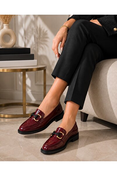 ZenoraShoes Zenora Shoes Kadın Loafer Makosen Casual Tokalı Günlük Yumuşak Bo...