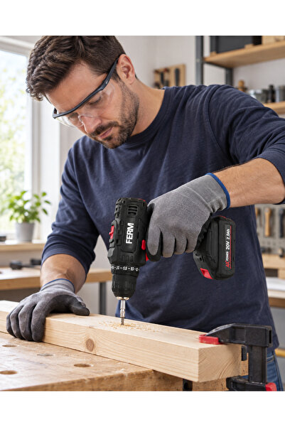 OEM Mașină de găurit și înșurubat FERM AX Power 20V, acumulator 2 Ah
