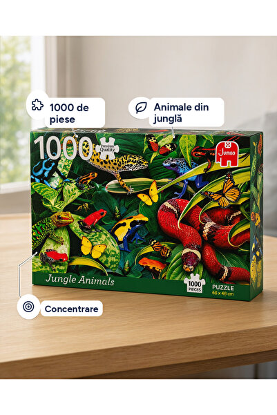 OEM Puzzle Jungle Animals, 1000 de piese