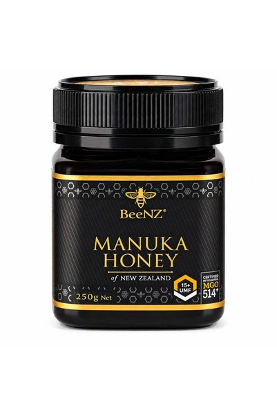SuLinda BeeNZ New Zealand Manuka Honey | UMF 15+ | MGO 514+ | 250 g