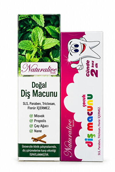 naturalive Helal Belgeli Misvak-propolis Ve Naneli Doğal Diş Macunu - 100 Ml ...