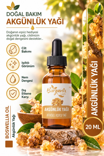 BiorganixLife Akgünlük (SIĞLA) Yağı 20 ml