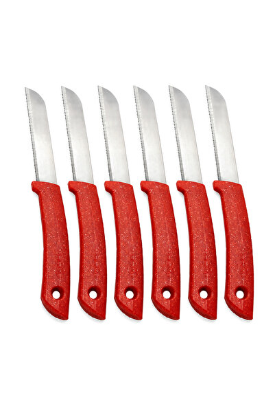 Solingen Set of 6 Original Serrated Fruit and Vegetable Knives