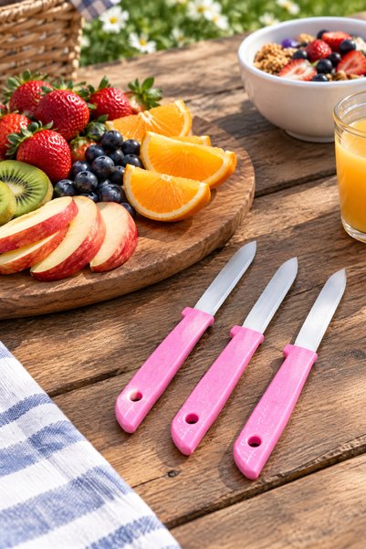 Solingen Set of 6 Original Serrated Fruit and Vegetable Knives