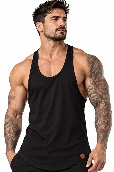 Erkek Dry Fit Y-back Gym Fitness Sporcu Atleti Premium Kumaş