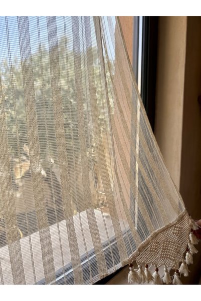 Buldan Concept Buldan Striped Tulle Curtain