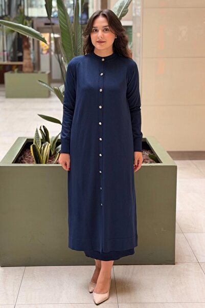 Nuss Basic Long Mercerized Cardigan