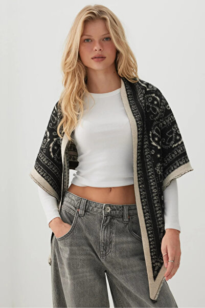 novon Σάλι/Φουλάρι/Μπαντάνα διπλής όψης Glencoe Cashmere Texture Triangle Des...