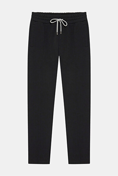 W Collection SİYAH BORU PAÇA SPOR PANTOLON