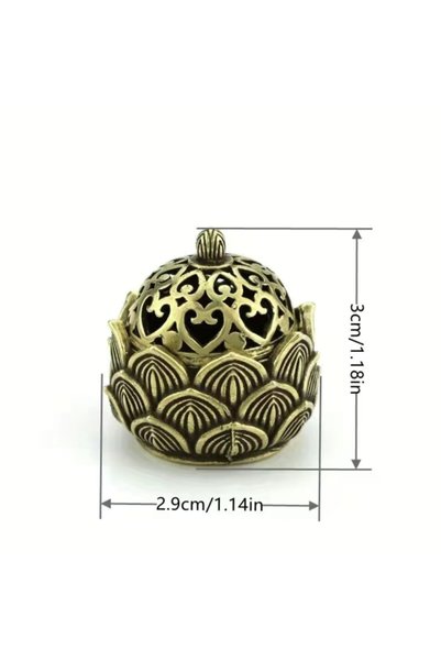 Choice Lotus incense burner 1pc Hollow Lotus Incense, Burner Hollow Incense S...