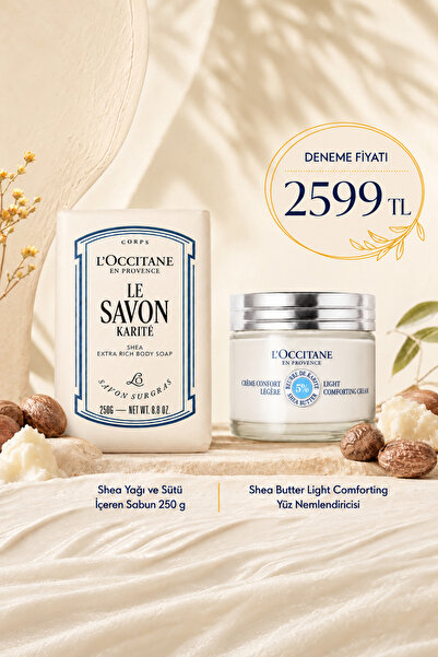 L'Occitane Shea Yüz Bakım İkilisi, Shea Yağı İçeren, 2'li Set
