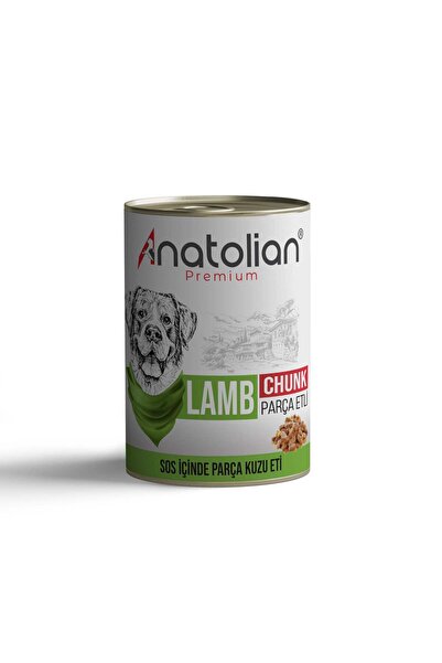 Anatolian Premium Kuzulu Parça Etli Yetişkin Köpek Konservesi 400 gr x 12 Adet