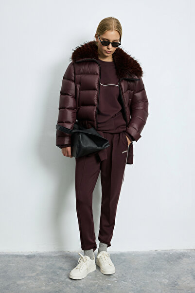 Lufian Cessıca Knitted Women's Tracksuit Purple