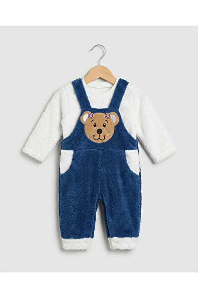 Efemkids ERKEK BEBEK AYICIK NAKIŞLI 2'Lİ BADİLİ SLOPET TAKIM 6 ay 9 ay 12 ay ...
