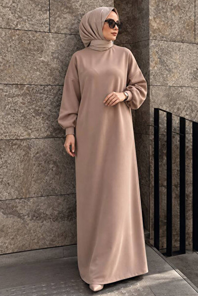 Neva Style Vizon Sweat Tesettür Elbise 23641V