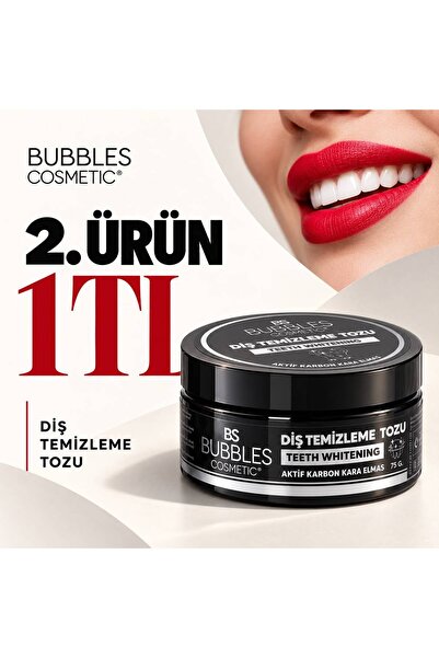 bs bubbles cosmetic 75gr Diş Beyazlatma Tozu Aktif Karbon Lansman Fiyatı
