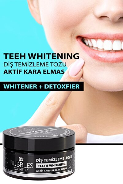bs bubbles cosmetic 75gr Diş Beyazlatma Tozu Aktif Karbon Lansman Fiyatı